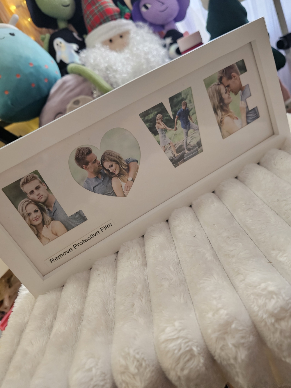 White 'LOVE' Photo Frame -